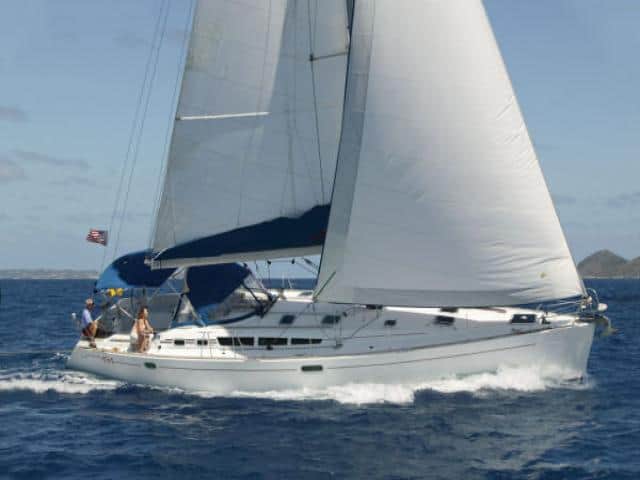 Jeanneau Sun Odyssey 49 while on sailing!