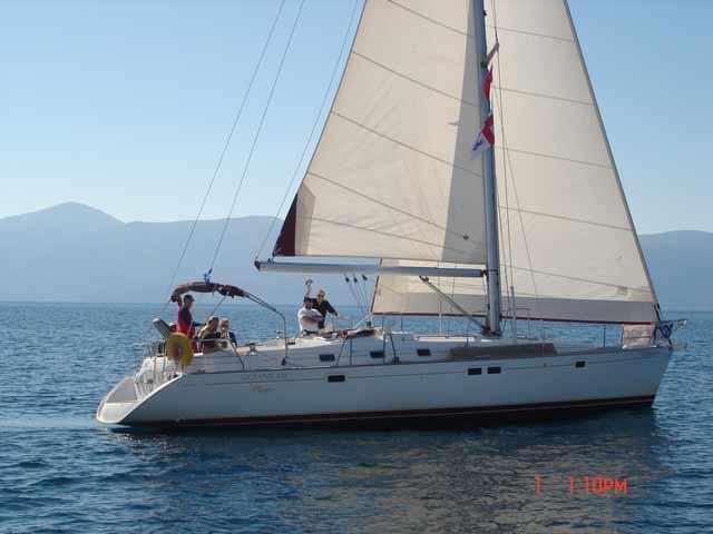 Beneteau Oceanis 461 while on sailing Greece!